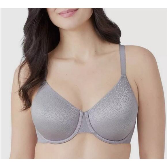 Wacoal Bra 853303 Back Appeal® T-Shirt bra silver sconce size 34G B1687 - Picture 1 of 5
